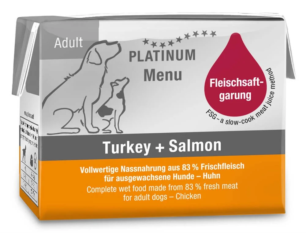 Platinum MENU Turkey+Salmon 90g