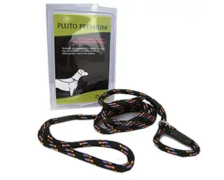 Pluto Premium Slip Lead Black 180 cm