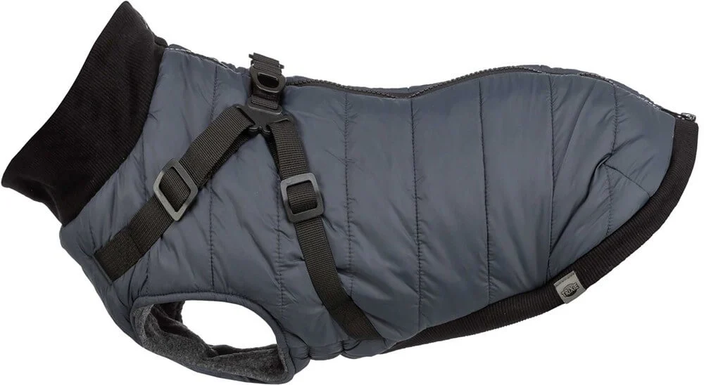 Pontis Täcke med Sele Blå M: 45cm