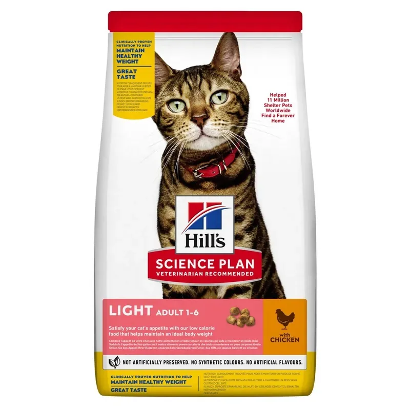 Populär Hill‘s Science Plan Feline Adult Light Chicken 7 kg