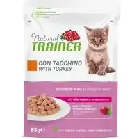 Populär Natural Trainer Kitten & Young – 12 x 85 g med kalkon
