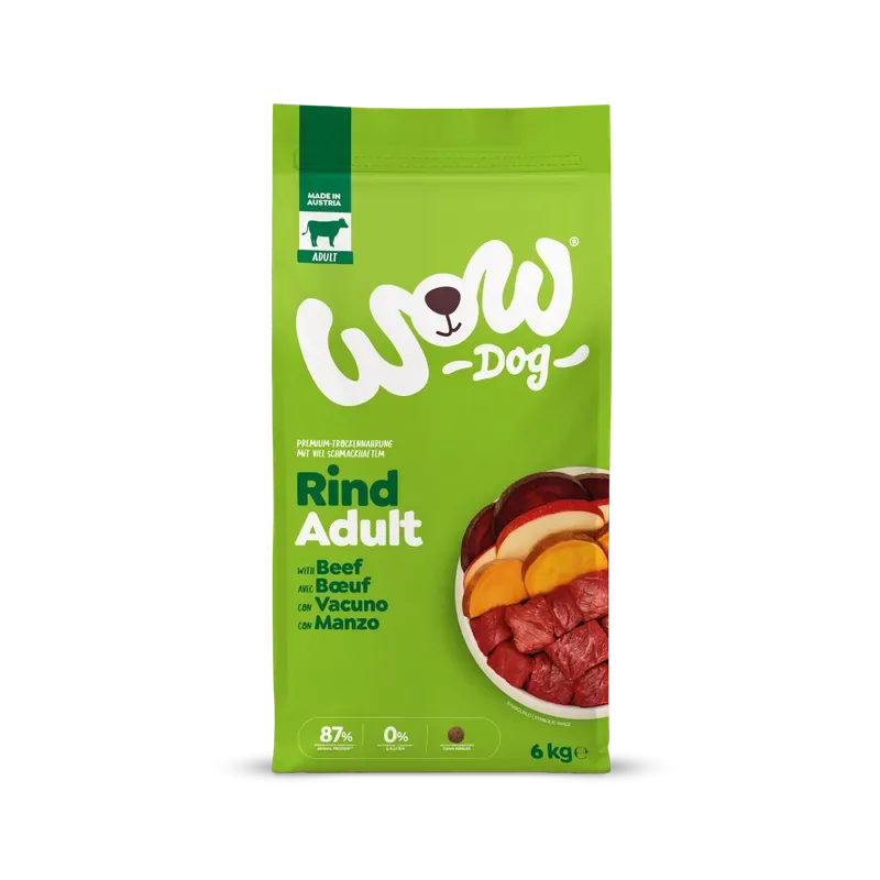 Populärt val Dog Adult Beef Torrfoder till Hund – 6 kg