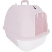 Populärt val TIAKI Pixie kattlåda med tak – Rosa