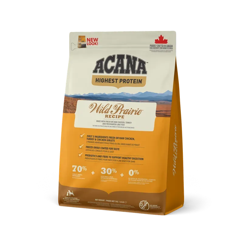 Populärt val Torrfoder Wild Prairie till Hund – 2 kg