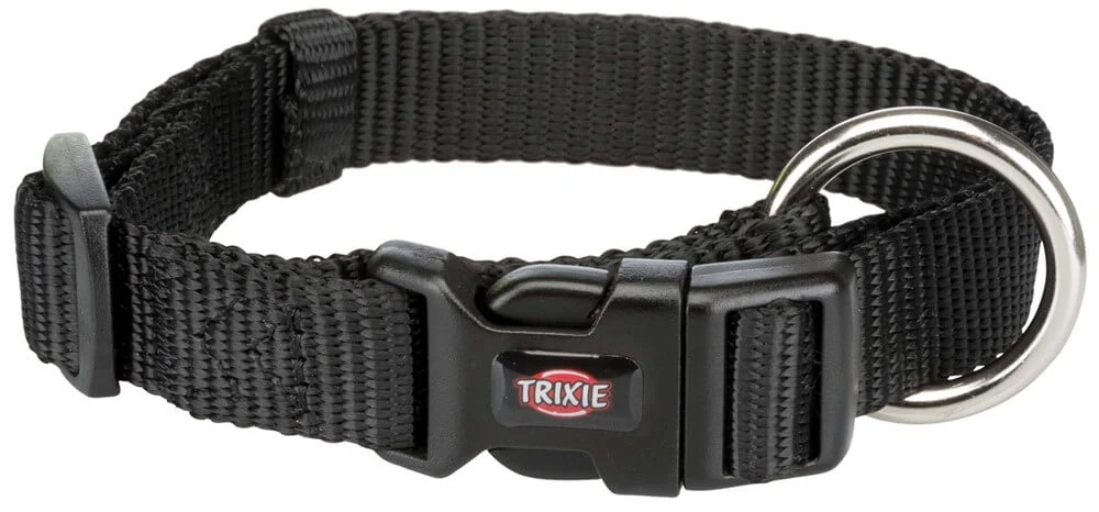 Prem. Halsband M-L: 35-55cm/20mm Svart