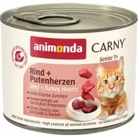 Premium animonda Carny Senior 6 x 200 g – Nötkött & kalkonhjärta