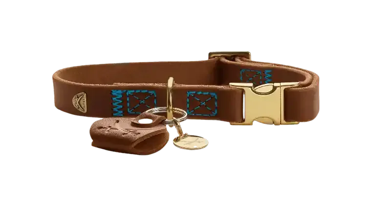 prisnedsättning Hundhalsband Sansibar Cow Leather Cognac L