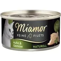 prisnedsättning Miamor Fine Filets Naturelle 12 x 80 g – Kyckling och grönsaker