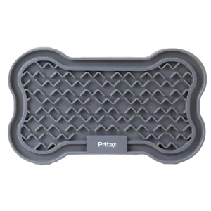 Pritax Lick Mat Bone Gr氓
