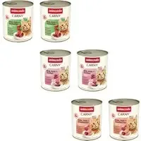 Provpack animonda Carny Adult 6 x 800 g – Variationer med nötkött & fjäderfä Billig
