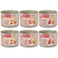 Provpack animonda Carny Single Protein Adult 6 x 200 g – 3 sorter Bästa pris