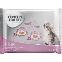 Provpack Concept for Life 4 x 85 g – Kitten Utförsäljning