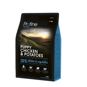 Puppy Chicken & Potatoes Torrfoder för valp 3kg Endast idag