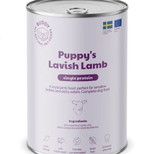 Puppy Lavish Lamb V氓tfoder f枚r hund 400g