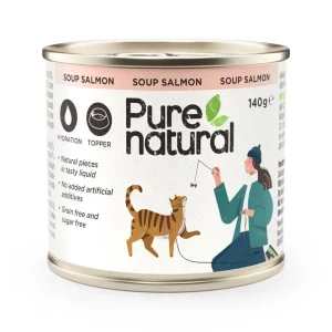 Purenatural Cat Soup Salmon 140 g Lågt pris