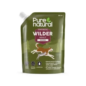 Purenatural Wilder Bone Broths Moose 350 ml | Arken Zoo