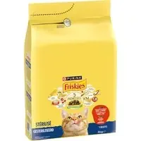 PURINA Friskies Sterilised med nötkött, kyckling & grönsaker – 3 kg Begränsad tid