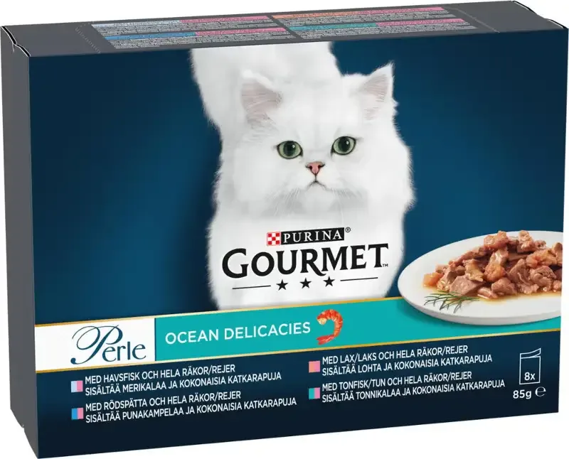 Purina Gourmet Perle Sea Delicacies 8x85g