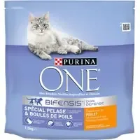 PURINA ONE Coat & Hairballs för katter – 4 x 1,5 kg Reapris