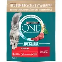 PURINA ONE SterilCat Nötkött – Ekonomipack 2 x 750 g Kundfavorit