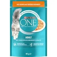 Purina ONE våtfoder för katter till specialpris! – Adult Terrin kyckling & gröna bönor (26 x 85 g) Kampanjpris