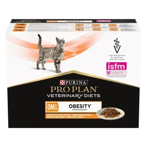 Purina Pro Plan Veterinary Diets Feline OM Obesity Management Chicken wet 10×85 g Erbjudande