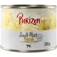 Purizon Single Meat 12 x 200 g – Kyckling med kamomillblommor Begränsad tid