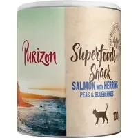 Purizon Superfood Snack katt 100 g – Lax med sill, ärtor & blåbär 100 g Nedsatt pris