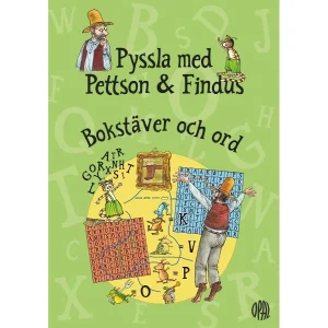 Pyssla med Pettson & Findus, Bokstäver