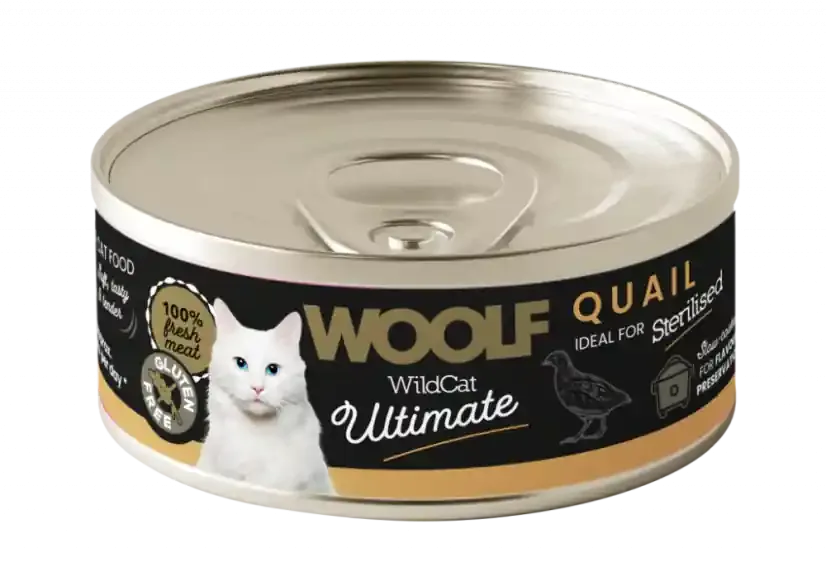 Quail Paté Våtfoder för Katt – 12 x 85 g Kampanjpris