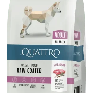 Quattro All Breed Adult, Lamb & Rice 12kg