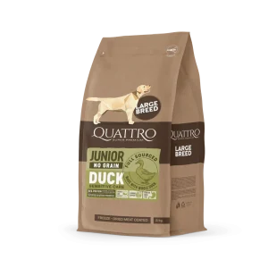 Quattro No Grain Large Breed Junior Dog Duck