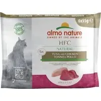 Rabatt Almo Nature HFC Pouch 6 x 55 g – Tonfisk och kyckling