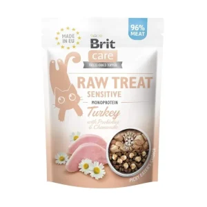 Rabatt Brit Care Raw Treat Cat Sensitive Kalkon 40 g