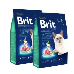 Rabatt Brit Premium By Nature Cat Sensitive Lamb 2×8 kg