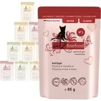 Rabatt catz finefood Kitten 85 g portionspåse – 12 x 85 g Mix (3 sorter)