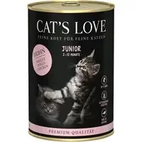 Rabatt Ekonomipack Cat‘s Love 12 x 400 g – Junior Kyckling