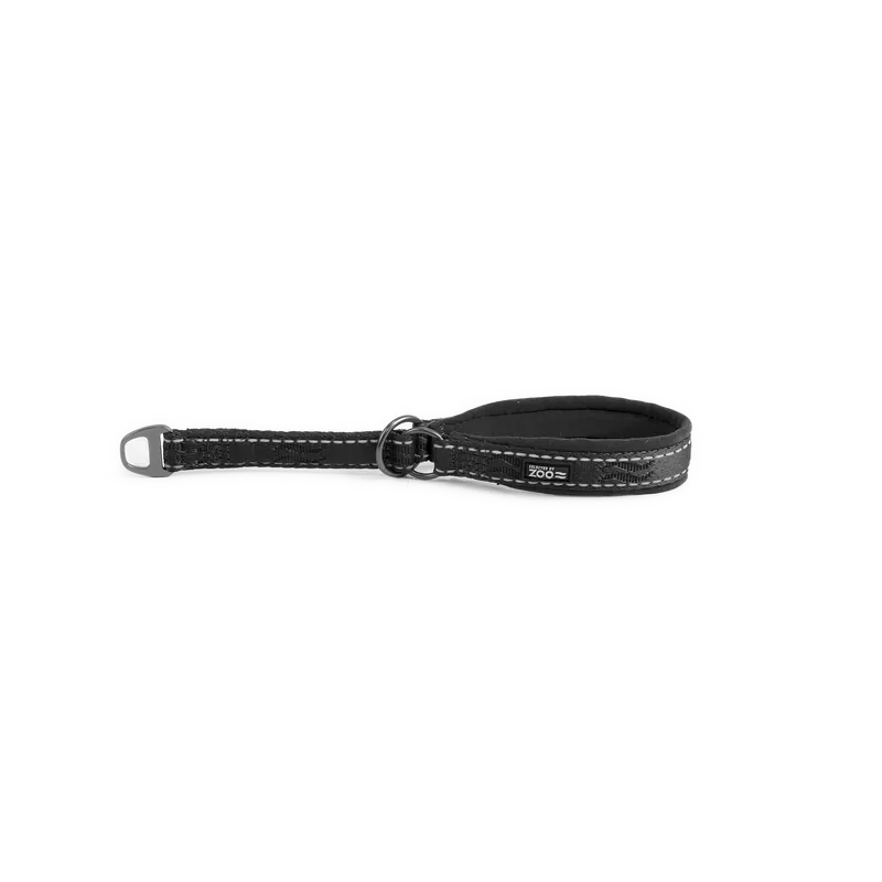 Rabatt Hundhalsband Rufus halvstryp 15 mm x 2535 cm Svart