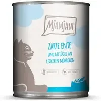 Rabatt MjAMjAM 6 x 800 g – Mör anka & fjäderfä med läckra morötter