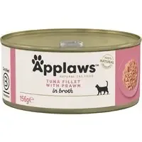 Rabatter Applaws i buljong 6 x 156 g – Tonfiskfilé & räkor