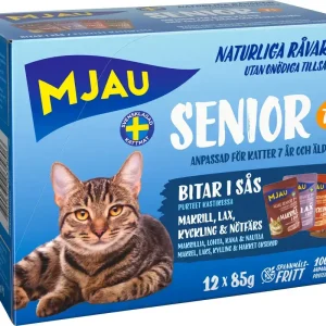 Rabatter Bitar i Sås med Kött och Fisk 12x85g Kattmat