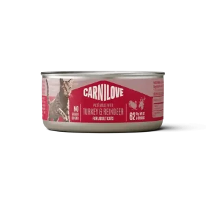 Rabatter Carnilove Cat Can Paté Turkey & Reindeer – 100 g