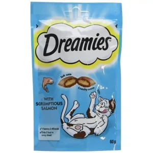 Rabatter Dreamies Lax 60 g