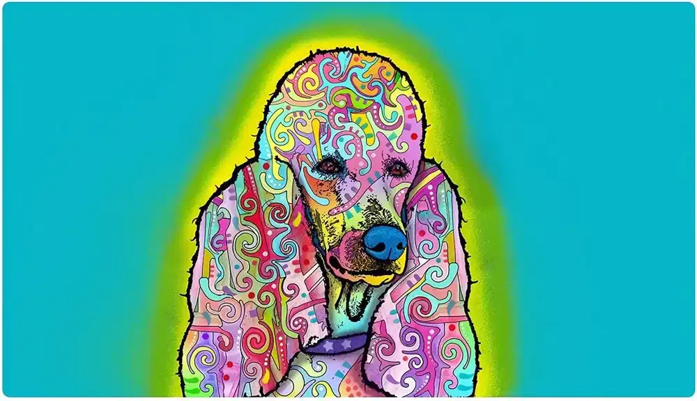 Rabatter Drymate Matskålsunderlägg Poodle