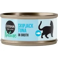 Rabatter Ekonomipack Cosma Nature 48 x 70 g Skipjack tonfisk
