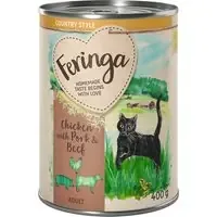Rabatter Ekonomipack Feringa Country Style Menu 24 x 400 g – Kyckling, nötkött & fläsk