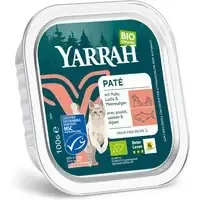 Rabatter Ekonomipack Yarrah Ekologiskt 48 x 100 g – Paté Lax med ekologiska havsalger