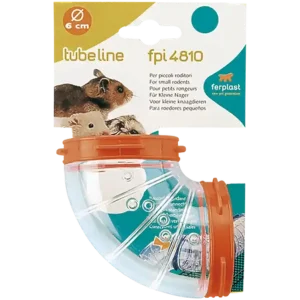 Rabatter Hamsterrör Böj Transparent 6 cm