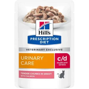 Rabatter Hill‘s Prescription Diet c/d Urinary Care Stress med Lax för katter 85 g