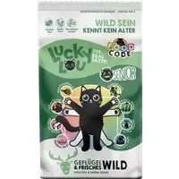 Rabatter Lucky Lou Senior med fjäderfä & vilt – Ekonomipack 2 x 1,7 kg